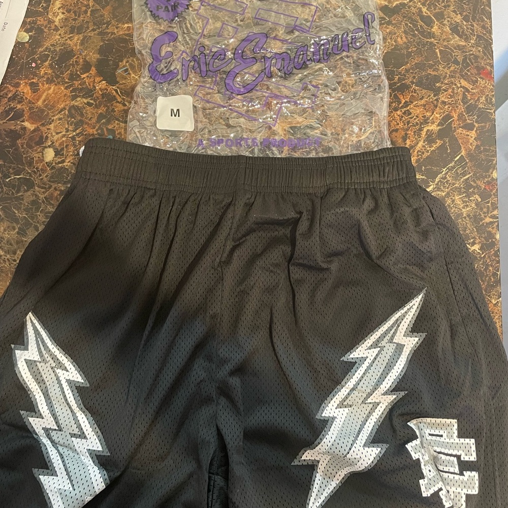 Eric Emanuel Black Mesh Shorts